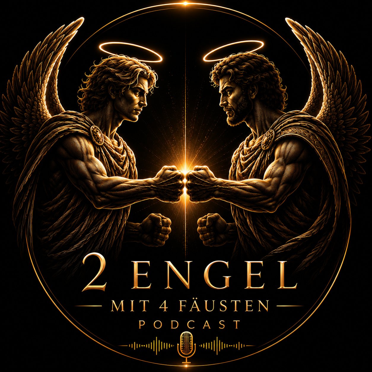 2 Engel mit 4 Fäusten
